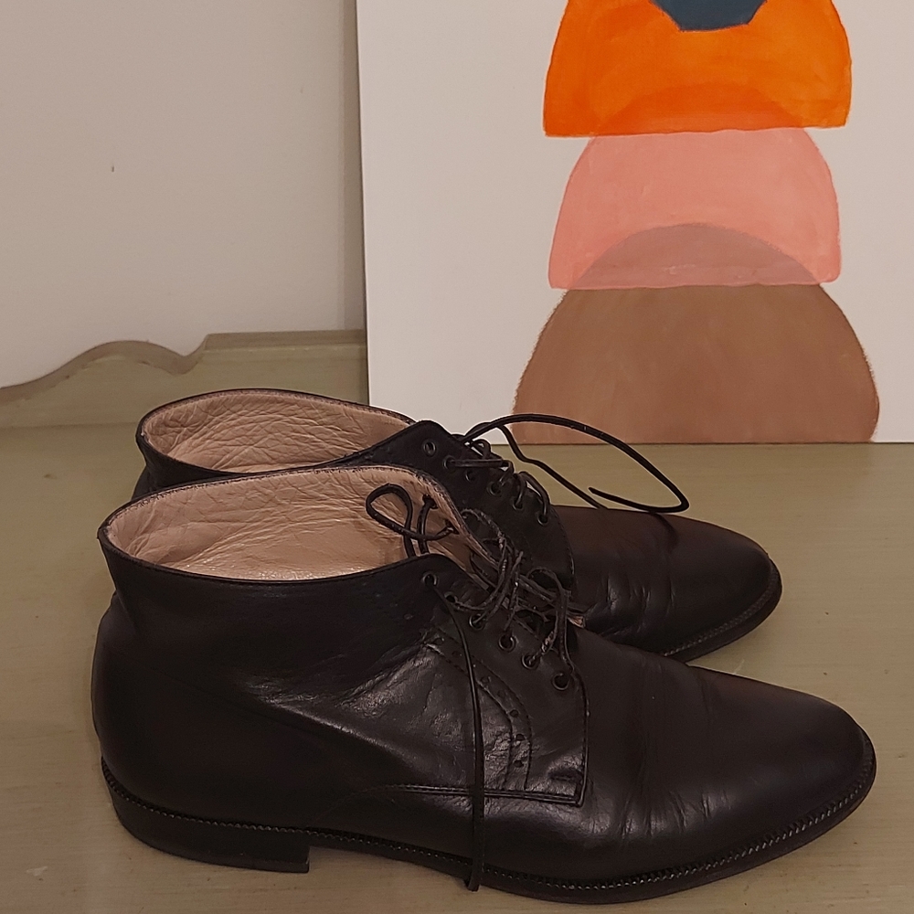 Satchi Italy vintage lace up leather Oxford shoes